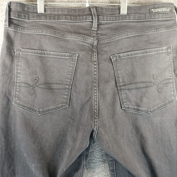 Levi's Denizen Jeans Women 33x32 16M High Rise Ankle Skinny Black Curvy Dark - Picture 6 of 11